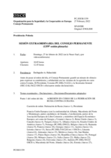 Diario de la 1359ª Sesión extraordinaria del Consejo Permanente