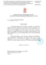 Response by the Delegation of Serbia to the Questionnaire on Anti-Personnel Mines and Explosive Remnants of War