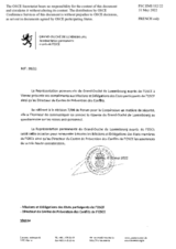 Response by the Delegation of Luxembourg to the Questionnaire on Anti-Personnel Mines and Explosive Remnants of War Response by the Delegation of Luxembourg to the Questionnaire on Anti-Personnel Mines and Explosive Remnants of War