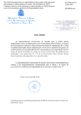 Response by the Delegation of Spain to the Questionnaire on Anti-Personnel Mines and Explosive Remnants of War