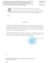 Response by the Delegation of Moldova to the Questionnaire on Anti-Personnel Mines and Explosive Remnants of War