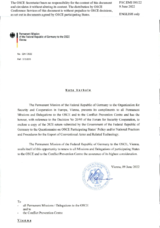 Response by the Delegation of Germany to the Questionnaire on Participating States’ Policy and/or National Practices and Procedures for the Export of Conventional Arms and Related Technology