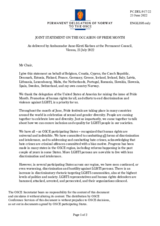 Statement by the Delegation of Norway, also on behalf of several delegations, in observance of Pride Month