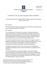 Statement by Mr. Knut Hauge, Director General, Ministry of Foreign Affairs