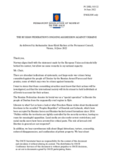 Statement by the delegation of Norway on the Russian Federation’s ongoing aggression against Ukraine