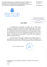 Information Exchange by the Delegation of Spain on Conventional Arms Transfer Information Exchange by the Delegation of Spain on Conventional Arms Transfer