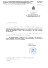 Response by the Delegation of Iceland to the Questionnaire on Participating States’ Policy and/or National Practices and Procedures for the Export of Conventional Arms and Related Technology Response by the Delegation of Iceland to the Questionnaire on Participating States’ Policy and/or National Practices and Procedures for the Export of Conventional Arms and Related Technology