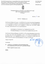 Response by the Delegation of Hungary to the Questionnaire on Participating States’ Policy and/or National Practices and Procedures for the Export of Conventional Arms and Related Technology Response by the Delegation of Hungary to the Questionnaire on Participating States’ Policy and/or National Practices and Procedures for the Export of Conventional Arms and Related Technology