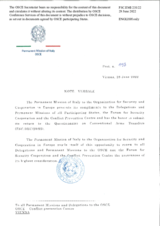 Response by the Delegation of Italy to the Questionnaire on Participating States’ Policy and/or National Practices and Procedures for the Export of Conventional Arms and Related Technology Response by the Delegation of Italy to the Questionnaire on Participating States’ Policy and/or National Practices and Procedures for the Export of Conventional Arms and Related Technology