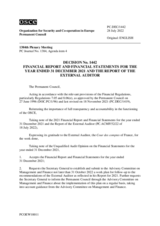 Permanent Council Decision No. 1442