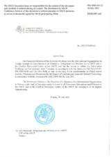 Information Exchange by the Delegation of Lithuania on Conventional Arms Transfer Information Exchange by the Delegation of Lithuania on Conventional Arms Transfer