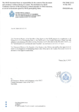 Response by the Delegation of San Marino to the Questionnaire on Participating States’ Policy and/or National Practices and Procedures for the Export of Conventional Arms and Related Technology