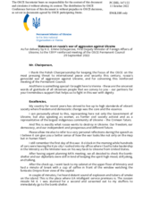 Statement by the Delegation of Ukraine on the Russian Federation’s ongoing aggression against Ukraine