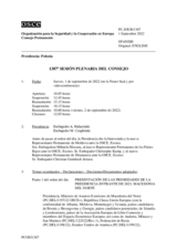 Diario de la 1387ª Sesión plenaria del Consejo Permanente 