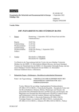 Journal der 1387. Plenarsitzung des Ständigen Rates 