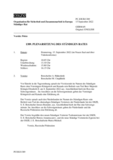 Journal der 1389. Plenarsitzung des Ständigen Rates 