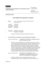 Diario de la 1396ª Sesión plenaria del Consejo Permanente