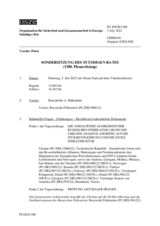 Journal der 1380. Sondersitzung des Ständigen Rates