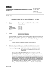 Journal der 1382. Plenarsitzung des Ständigen Rates 