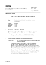 Journal of the 1383rd Plenary Meeting of the Permanent Council