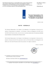 Information Exchange by the Delegation of the Netherlands on Conventional Arms Transfer Information Exchange by the Delegation of the Netherlands on Conventional Arms Transfer