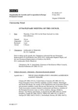 Journal of the 1377th Plenary Meeting of the Permanent Council