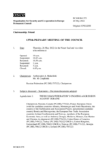 Journal of the 1375th Plenary Meeting of the Permanent Council