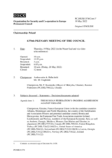 Journal of the 1374th Plenary Meeting of the Permanent Council