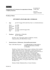 Giornale della 1374a Seduta plenaria del Consiglio permanente