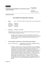 Diario de la 1363ª Sesión plenaria del Consejo Permanente 