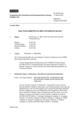 Journal der 1363. Plenarsitzung des Ständigen Rates 