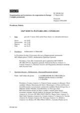 Giornale della 1363a Seduta plenaria del Consiglio permanente