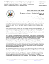 Statement by the Delegation of the United States of America on the Moscow Mechanism invoked by 45 OSCE participating States following consultations with Ukraine