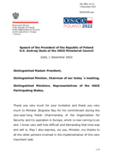 Statement by H.E. Andrzej Duda, President 