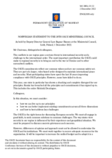 Statement by Mr. Lars Ragnar Hansen, Deputy Director General