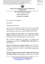 Statement by H.E. João Gomes Cravinho, Minister of Foreign Affairs