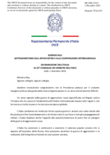 Statement by H.E. Giorgio Silli, Deputy Minister of Foreign Affairs and International Cooperation