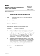 Journal of the 1005th Plenary Meeting of the Forum for Security Co-operation