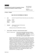 Journal de la 1026ème séance plénière du Conseil