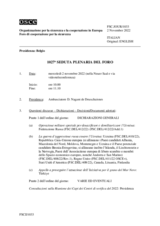 Giornale della 1027a Seduta plenaria del Foro di cooperazione per la sicurezza