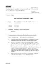 Diario de la 1030ª Sesión plenaria del Foro de Cooperación en materia de Seguridad 