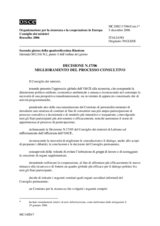 Decisione No. 17/06 sul miglioramento del processo consultivo 