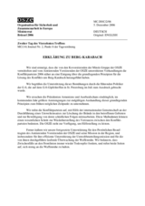 OSCE Ministerial Council, Document No. 2/06, Statement on Nagorno-Karabakh