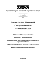 Brussels Ministerial Council Document (it)