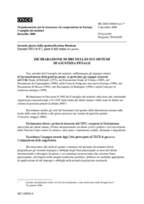 Brussels Declaration on Criminal Justice Systems (it)