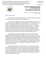 Statement by the Delegation of the United States of America on mine action