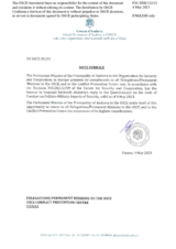 Response by the Delegation of Andorra to the Questionnaire on the Code of Conduct on Politico-Military Aspects of Security