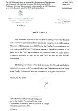 Response by the Delegation of the Holy See to the Questionnaire on Anti-Personnel Mines and Explosive Remnants of War Response by the Delegation of the Holy See to the Questionnaire on Anti-Personnel Mines and Explosive Remnants of War