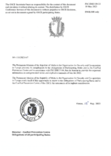 Response by the Delegation of Malta to the Questionnaire on Anti-Personnel Mines and Explosive Remnants of War