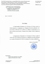 Response by the Delegation of Monaco to the Questionnaire on Anti-Personnel Mines and Explosive Remnants of War